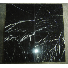 Китайская черно-белая мраморная плитка Nero Marquina